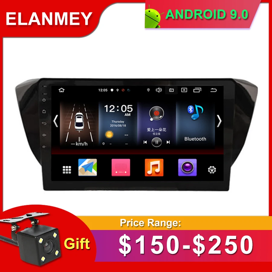 

Gift Camera Car Radio for SKODA KODIAQ 2016 Android 9.0 GPS Navigation Bluetooth Touch screen WIFI Car Audio Stere Multimedia