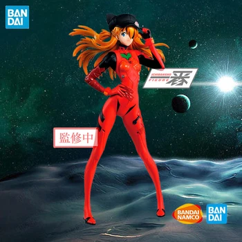 

BANDAI Banpresto EVA One Eye Asuka Langley Soryu Cat-ear Cap Ver. Anime Evangelion Model Kids Action Figure Toys Halloween Gift