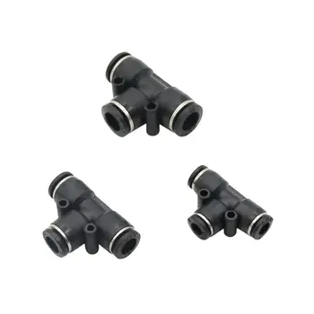 

Out Diameter 6mm 8mm 10mm Pipe Interface Pneumatic Tee Union Connectors Air Gas Water Slip Lock Quick Three Way Coupling Adapter