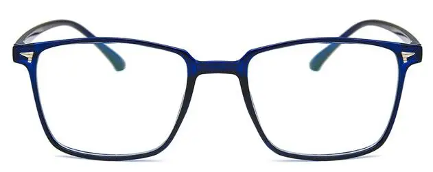 New Classic Square Eyeglasses Frame Men Brand Designer Fashion Women Decoration Optical Glasses males - Цвет оправы: clear blue