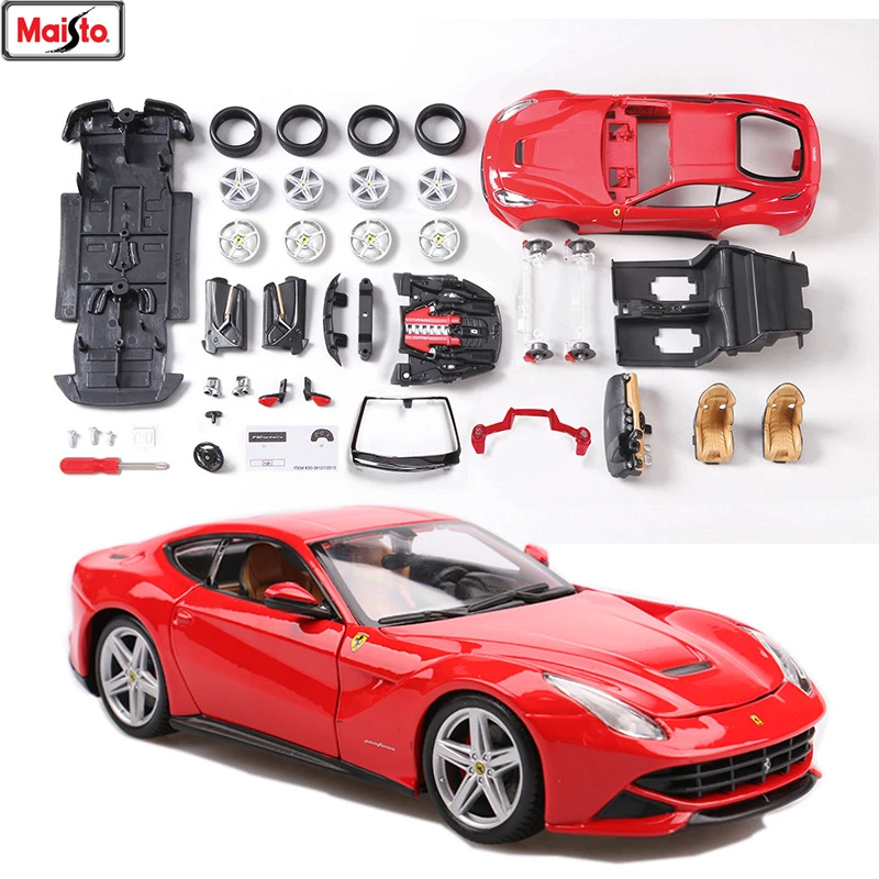 Maisto 1:24 Ferrari F12 8 видов стилей Феррари в собранном виде брелок для автомобильных