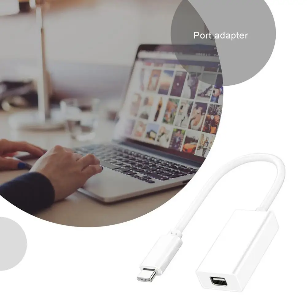 Адаптер USB c на Mini адаптер портов дисплея 3 1 Type C Thunderbolt 2|Адаптеры Type-C| |