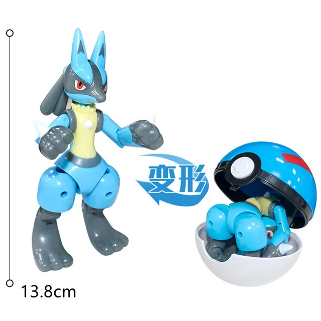 Genuine Pokemon Toy Set Toy Pocket Monster Pikachu Charmander  Mewtwo Lunala Scroll Action Figure Anime Model Children's Toys no box
