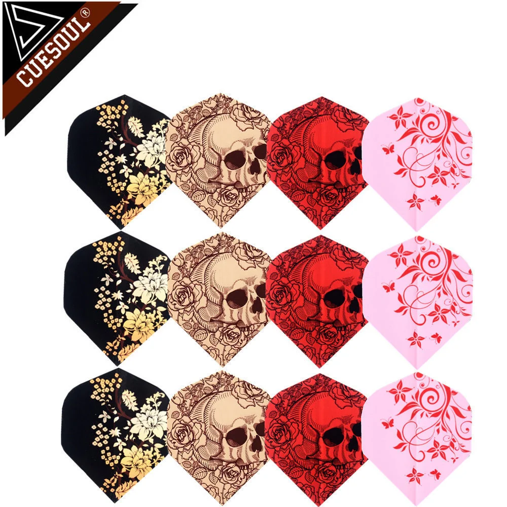 CUESOUL 12pcs 4 Sets Professional Dart Flights Tails Wings With Very Good Quality | Спорт и развлечения