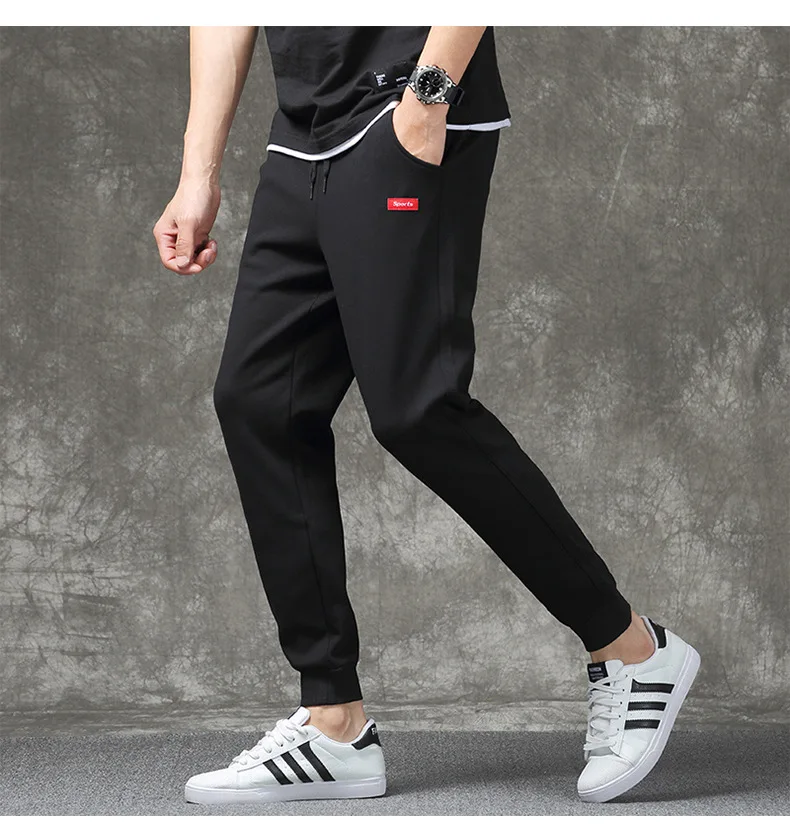 

2020 New Summer Sweatpants Men's Wortout Pants Stretch Harem Pants Men Jogger Spring Drawstring Trousers For Men Casual Pants