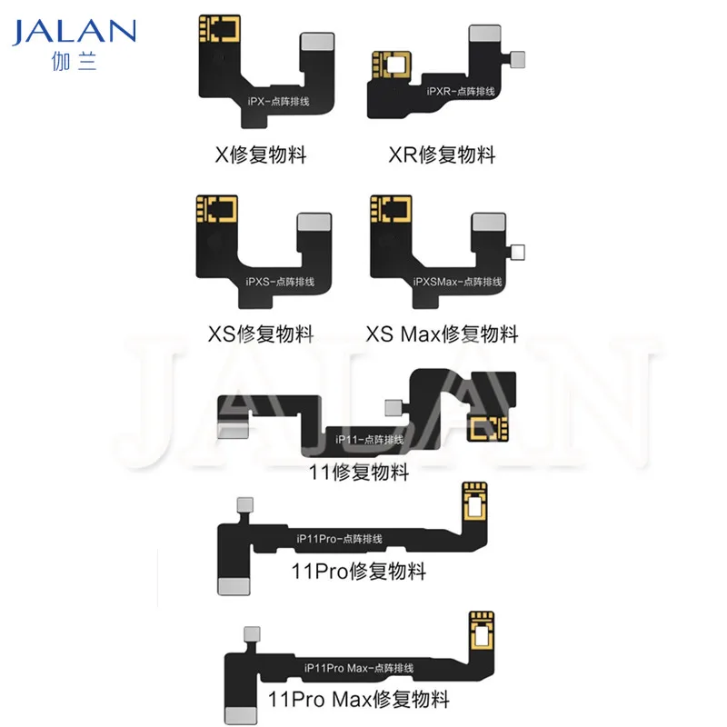 Cavo A Matrice Di Punti Jc Per Lavoro Per Jcid Pro 1000S V1Se Dot Device Tester Face Id Detection Repair Ip 12 11 Pro Max X Xs Xr Pad