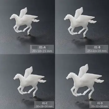 

Silicone Mini Holy Flying Horse Modeling Resin Mold Landspace Fillings Resin Jewelry Fillings Resin Casting Art Craft