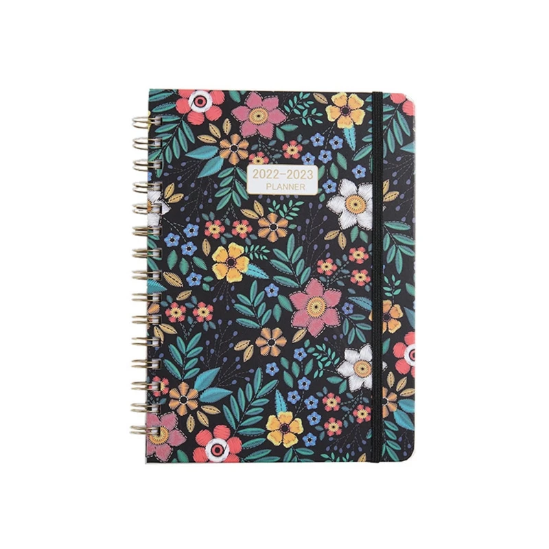 Classic Academic Planner Travel Journal Office Notepad Student Schedule Weekly Monthly Pages Twin-coil Binding LX0A | Канцтовары для