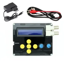 Nova função dds gerador de sinal seno triângulo quadrado sawtooth onda baixa freqüência + 9 v 1a adaptador alimentação bnc clipe