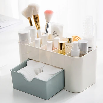 

Desktop Storage Box Small Drawer Desk Sundries Organizers Plastic Multi-functional Plastic Makeup Box Make Up Container