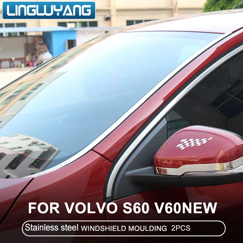 2 шт. для volvo оконная обшивка подсветки окон S60 V60 лобовое стекло 2012 2013 2014 2015 2016|windows