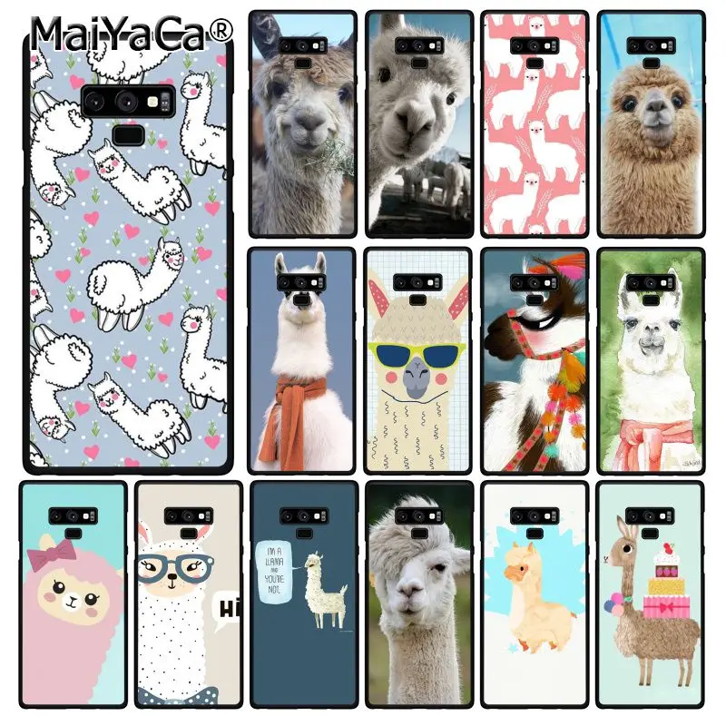 

MaiYaCa Lama Llama Alpacas Animal Phone Case For Samsung Galaxy A50 Note 7 5 9 8 10 10Pro J6 J5Prime J7DUO J610 J6Plus