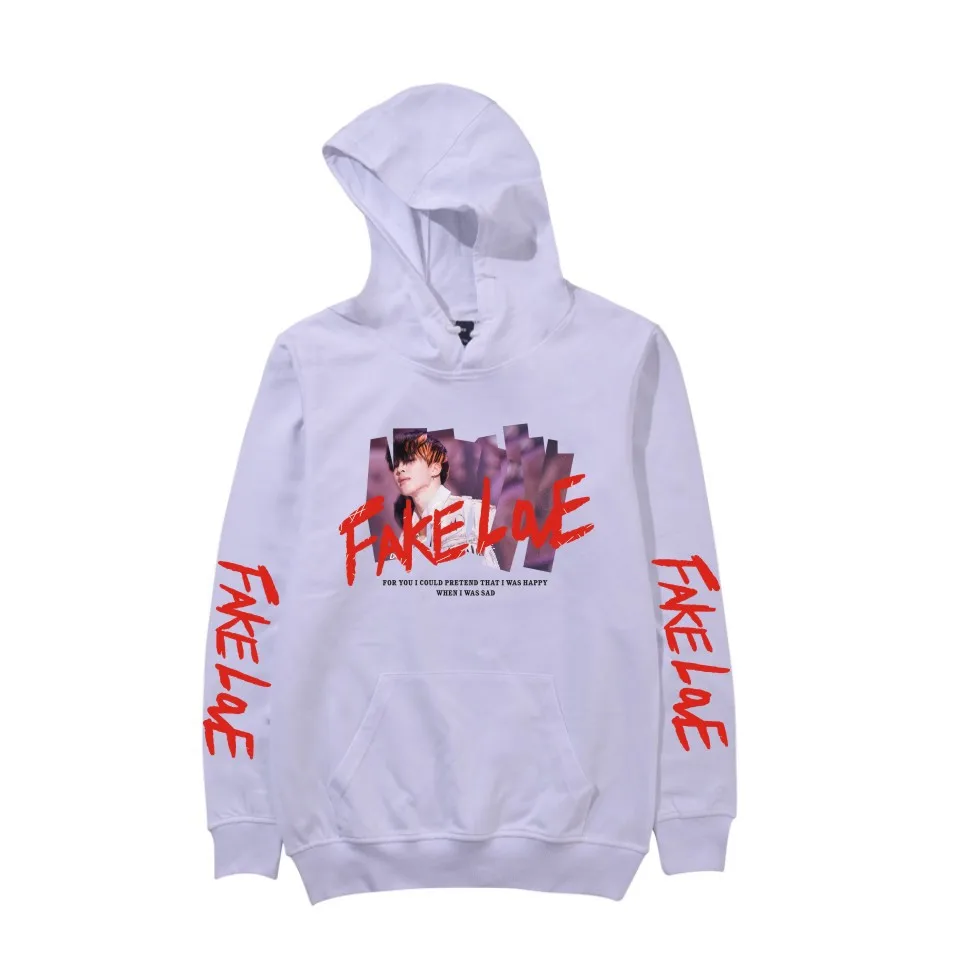 Cross Border for BTS Bulletproof Boys Related Products Hoodie New Style Album Fake LOVE Hoodie