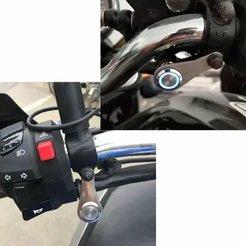 

Fog lights Motorcycle Switch 12V LED Handlebar Reset Return Engine Blue