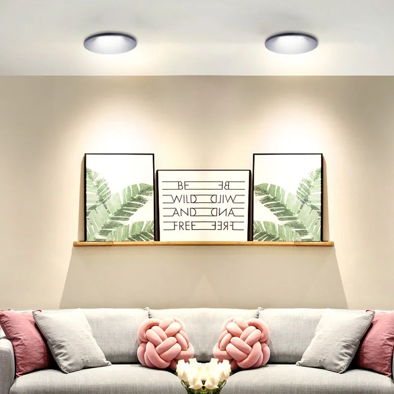 LED adjustable COB Concentrator AC85-265V 9W 12W 15W 18W Simple aluminum groove round down light led downlight recessed ceiling spotlight ceiling lamps