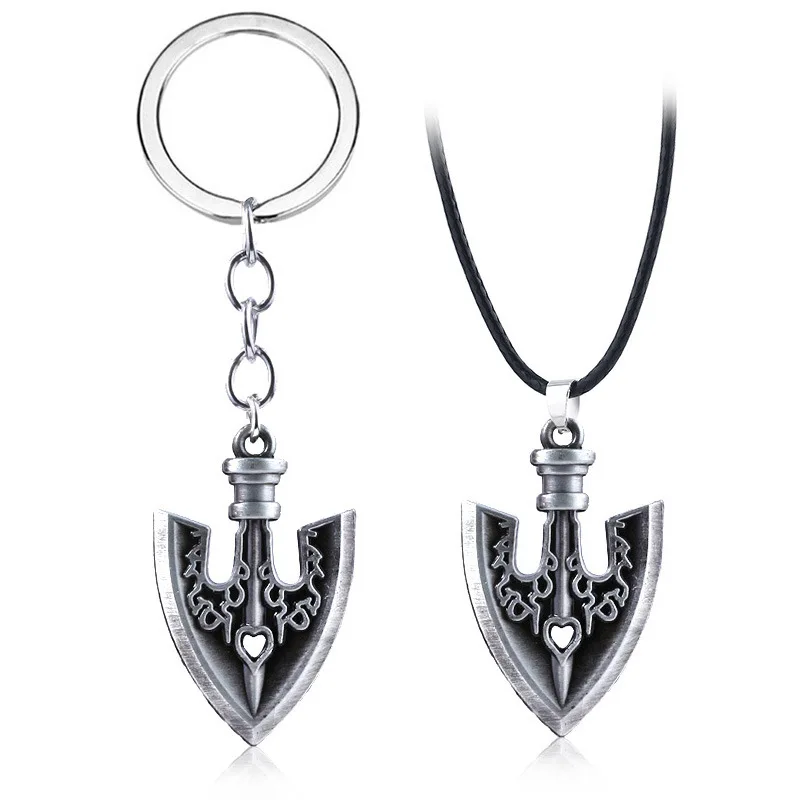 Anime Jojo Bizarre Adventure Higashikata Josuke Crazy Diamond Touhou Jousuke Substitute Keychain Necklace Cosplay Accessories | Дом и сад