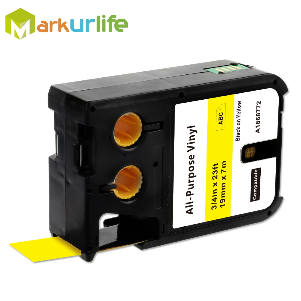 label maker black labels