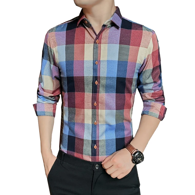 business casual plaid