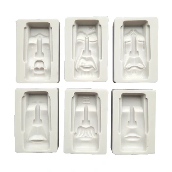 

Easter Island Moai Monolith Sculpture Resin Mold Chocolates Mold Art Craft Tools