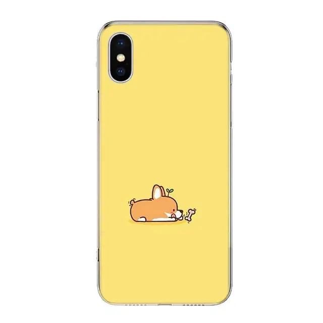 Cute lovely Corgi dogs animal Phone Case Cover For iPhone 13 11 Pro 12 Mini 7 8 6 6S Plus + XR X XS MAX SE 5 5S Art Customized TV224-9