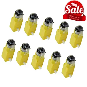

ABKM Hot 10 Piece Smart Car Tt Motor Launch Smart Car Gear Motor For Arduino 3-12V DC