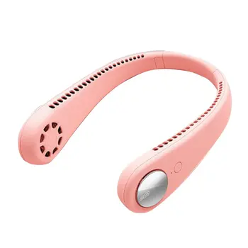

Lazy Sports Halter Fan Mini Hanging Neck Fan USB Rechargeable Cover Halter Sports Fan Air Cooler Outdoor