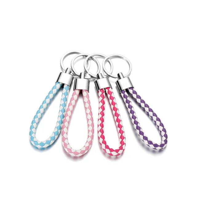 Portachiavi In Corda Di Pelle - Set 24 Pezzi Colorati, Intrecciati A Mano, Per Uomini E Donne - Foto 8