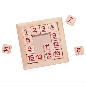 

New Kids Gifts Brain Teaser Huarong Intelligence Development Digital Puzzles Educational Toys for Children Number Puzzles Games