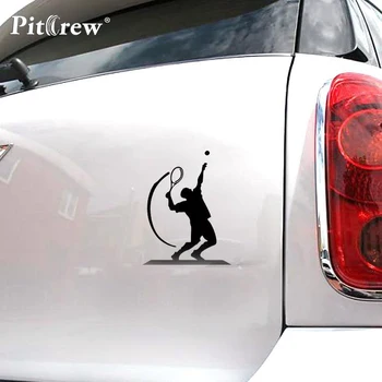 

1PC 11*15cm High Quality ATP Ball Tennis Club Cartoon Car Sticker Wall Vinyl Window Body Decal Sticker Personality Car Styling