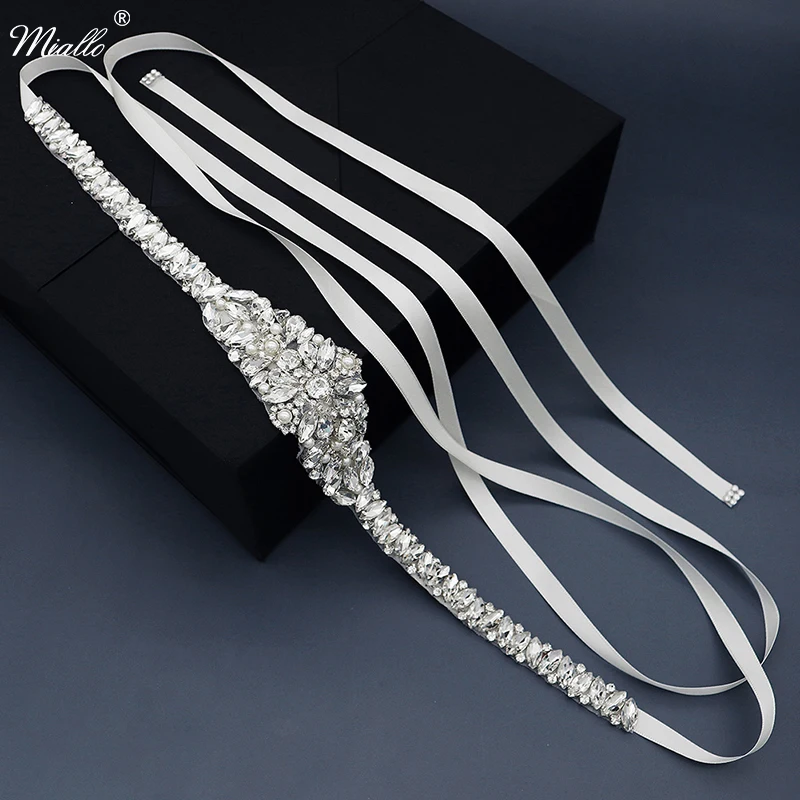 Wedding Dress Belts Bridal Belts Rhinestone Belt Accessories Handmade Rhinestone Aliexpress
