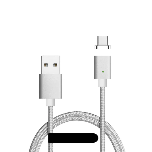 5G Silver CANDYEIC Магнит кабель Зарядное устройство для Xiaomi 6X Xiaomi 5X Тип usb-C Магнитный Кабель-адаптер для Xiaomi 5C 4C магнит шнур Зарядное устройство - Цвет: 5G Silver