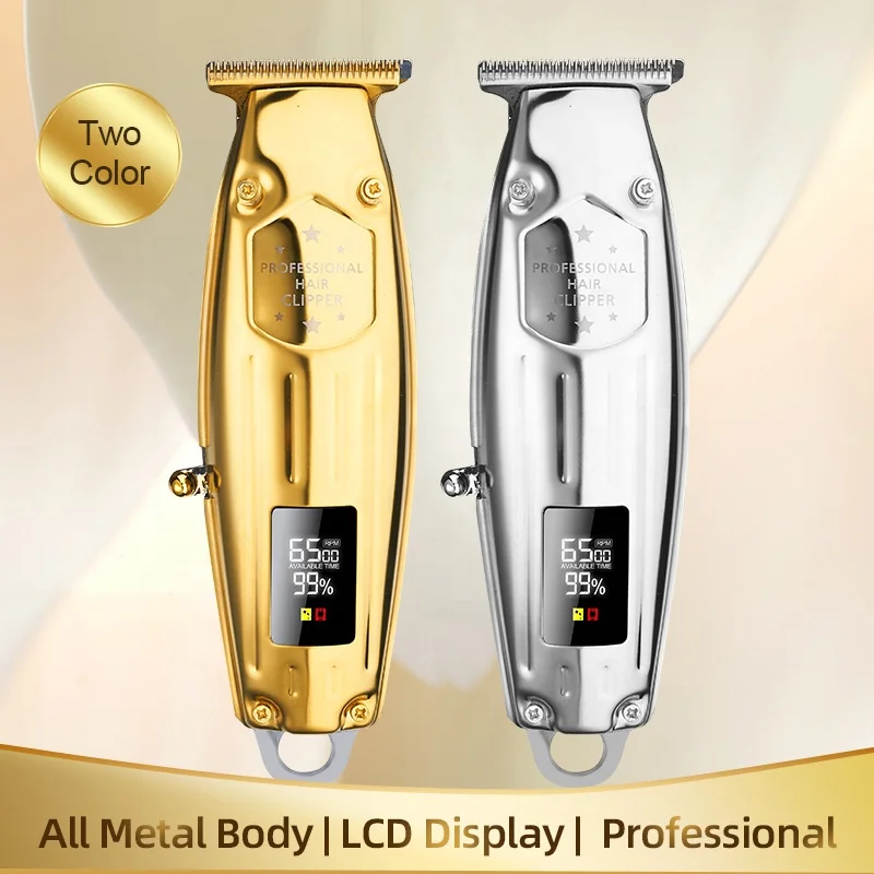 

A-2020 Stainless Steel Lithium Beard and Nose Trimmer for Men Hair Clippers Detail Shaver Rechargeable Men Grooming Kit RESUXI