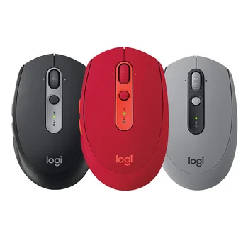 

Logitech M590 Wireless Mute Bluetooth Mouse 2.4GHz Unifying Dual Mode 1000 DPI Multi-Device Optical Silent For Office Mouse PC