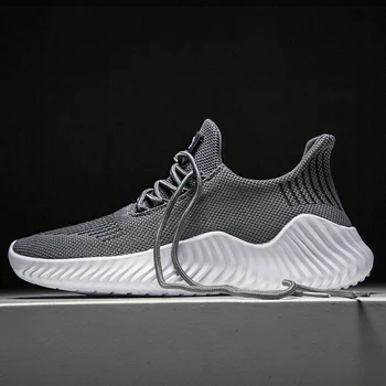 

Hot Style Shoes Men High Quality Sneakers Male Flyknit Breathable Gym Casual Male Footwear Light Big Size Tenis Masculino Adulto