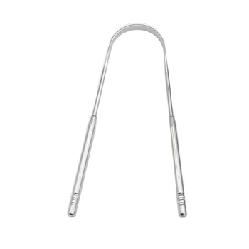 

Tongue Scraper Stainless Steel Oral Tongue Cleaner Brush Finger Brush Coated Tongue Toothbrush Oral Hygiene Care Tools