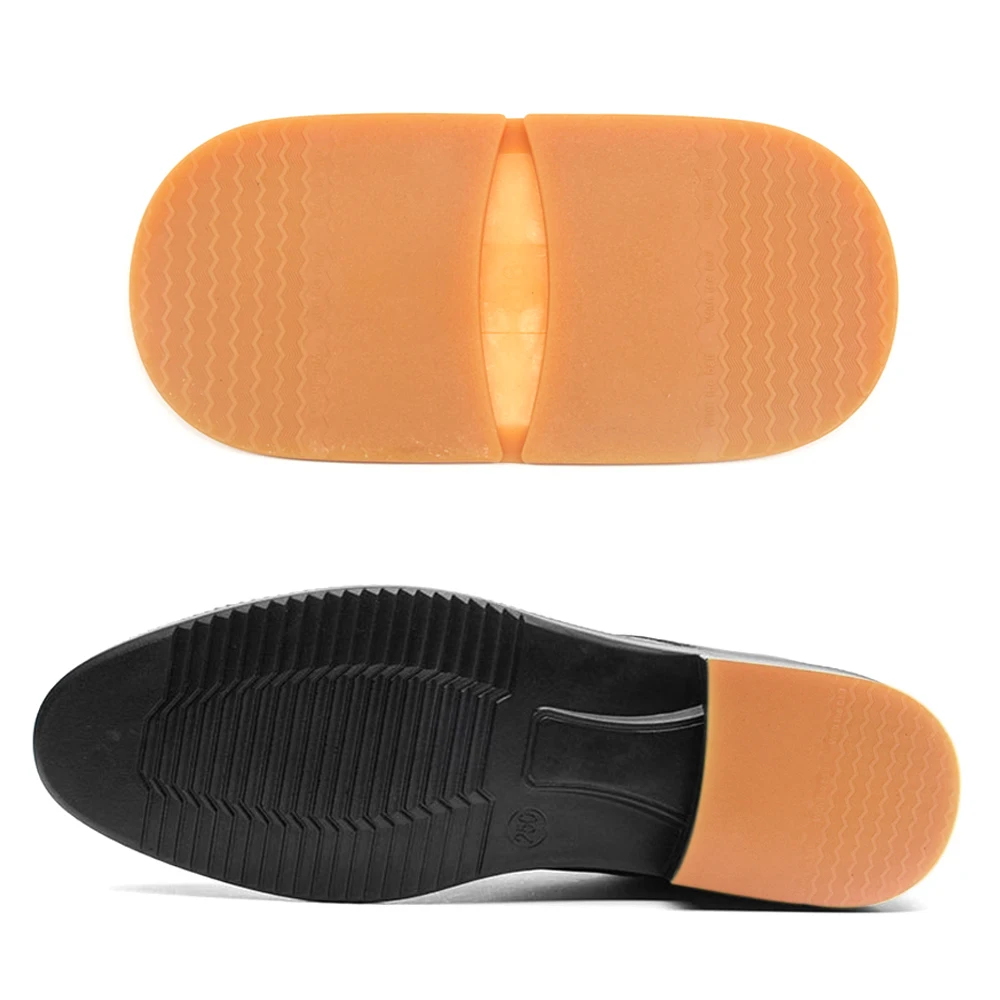 Thicken Rubber Shoe Soles for Men Leather Business Shoes Heel Sole Non-slip Repair DIY Replacement Outsoles