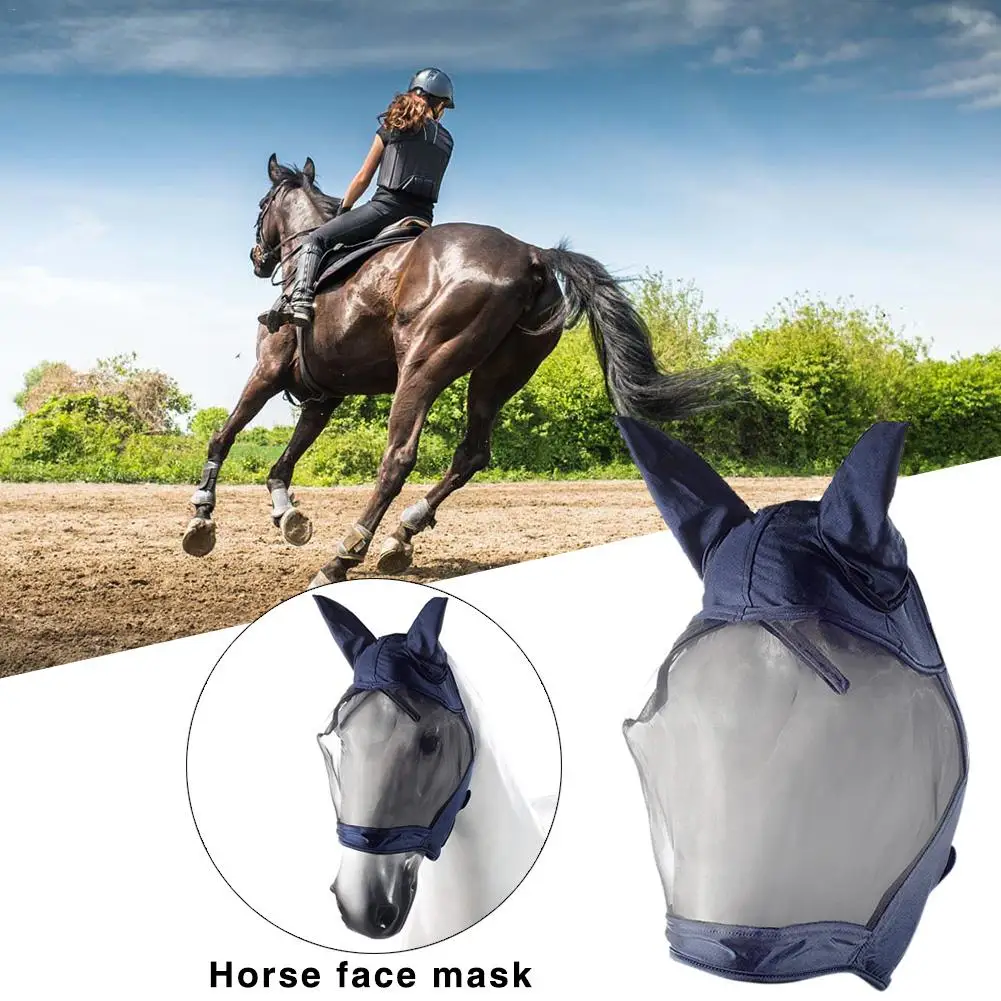 1 шт. маска для лица с лошадью светящаяся маска с защитой от ультрафиолета прозрачная сетчатая легкая и мягкая эластичная нейлоновая