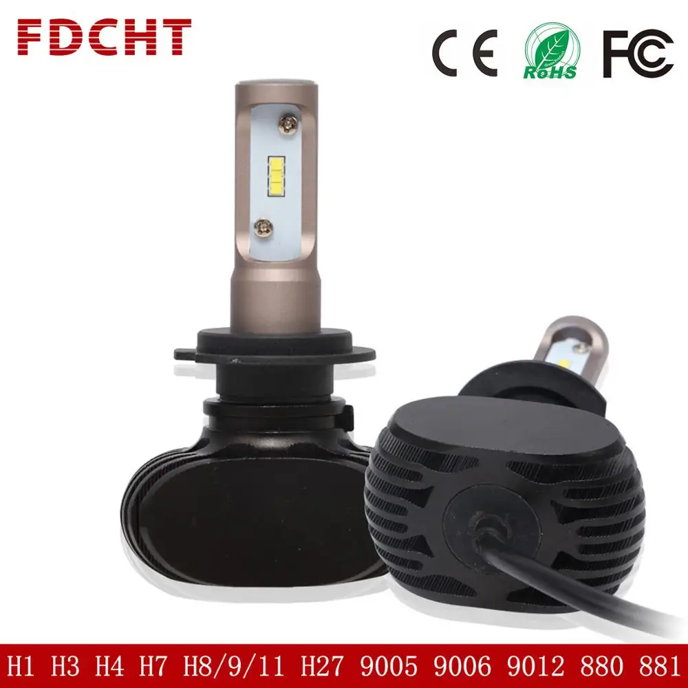 

FDCHT led car headlight bulb h1 h11 h4 h7 led turbo super light 6500k h27 24v hb3 hb4 h8 h3 h9 9005 9006 880 881 canbus auto led