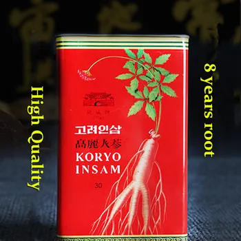 

Authentic Korean ginseng root 8 years high quality Improving immunity Anti-oxidation Anti-aging Brain health