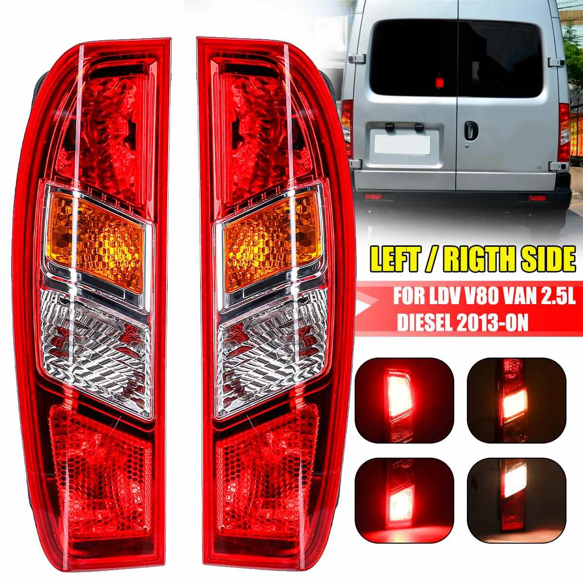 Bulb Rear Light Brake light Reversing 