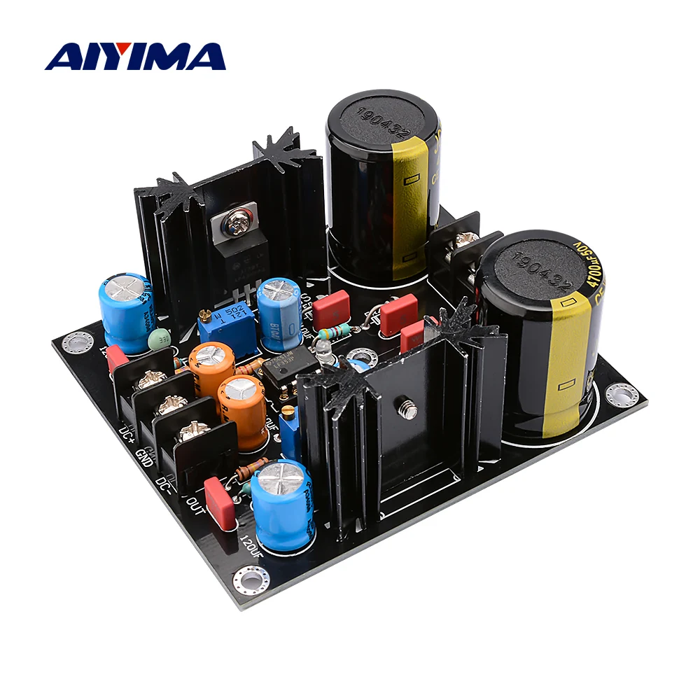 AIYIMA LM317 LM337 выпрямитель фильтр силовая плата Servo выпрямительный фильтр Питание AC в DC модуль DIY аудио усилители