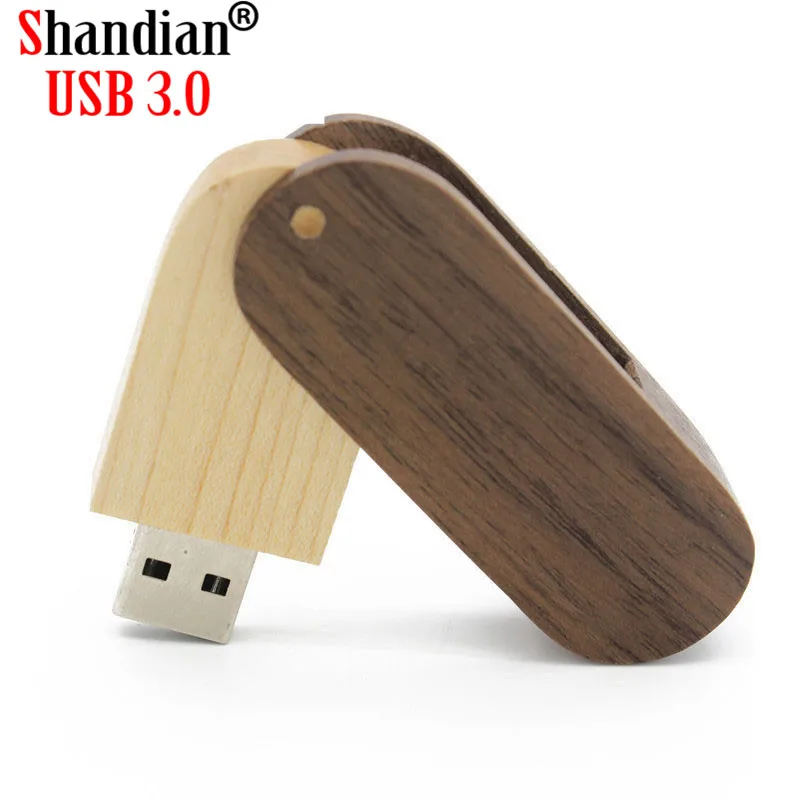 USB флеш накопитель SHANDIAN деревянный поворотный 4/8/16/32/64 гб 1 шт.|USB флэш-накопители| |