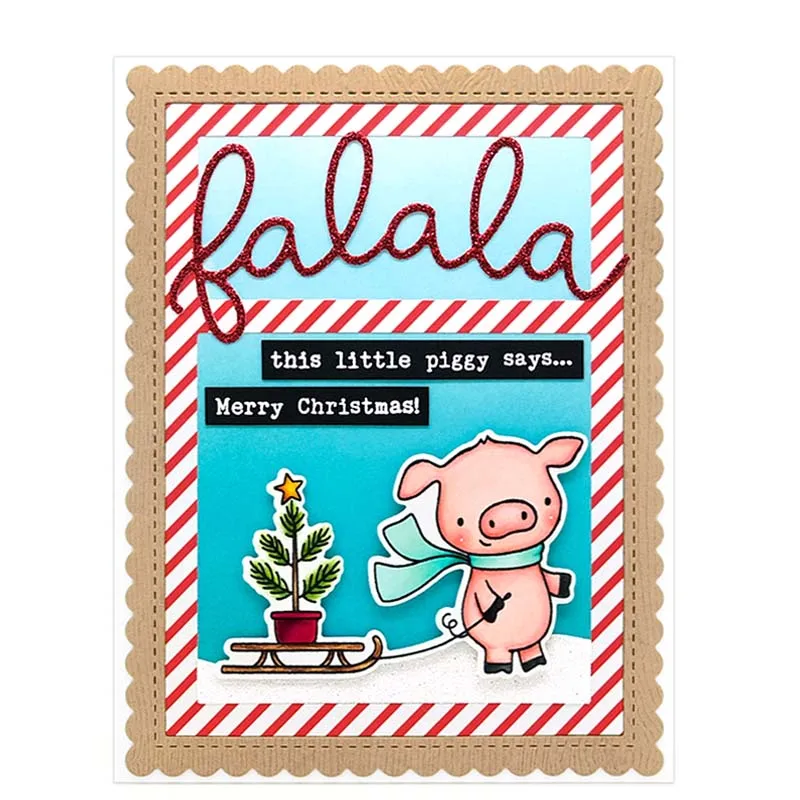 Металлические режущие штампы merry believe falala words cut die mold Скрапбукинг Бумага для изготовления открыток ремесло нож плесень штампы новые diecuts