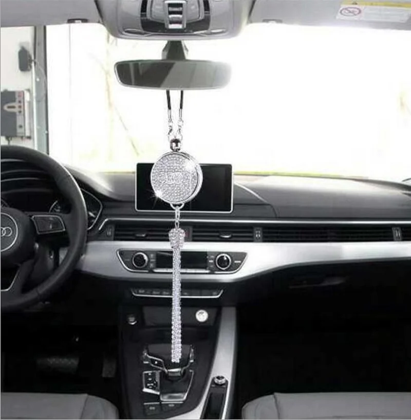 

Car Perfume Pendant Car Logo Crystal Perfume Ornament Pendant Fashion Design Car Decoration Interior Accessories Gifts Free Ship