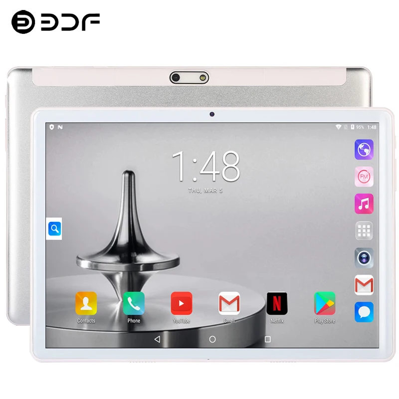 

0.1 inch Tablet Android 7.0 Quad Core 2GB RAM 32GB ROM Tablet 2.5D Steel Screen IPS WiFi Bluetooth Mobile Phone SIM Card Tablet
