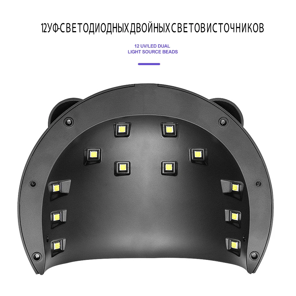 Горячий 36 W UV LED лампа для ногтей Сушилка Маникюр панда солнце ультрафиолетового Ice Лампа лак гель лампа все для ногти польский Свет Art инструмент