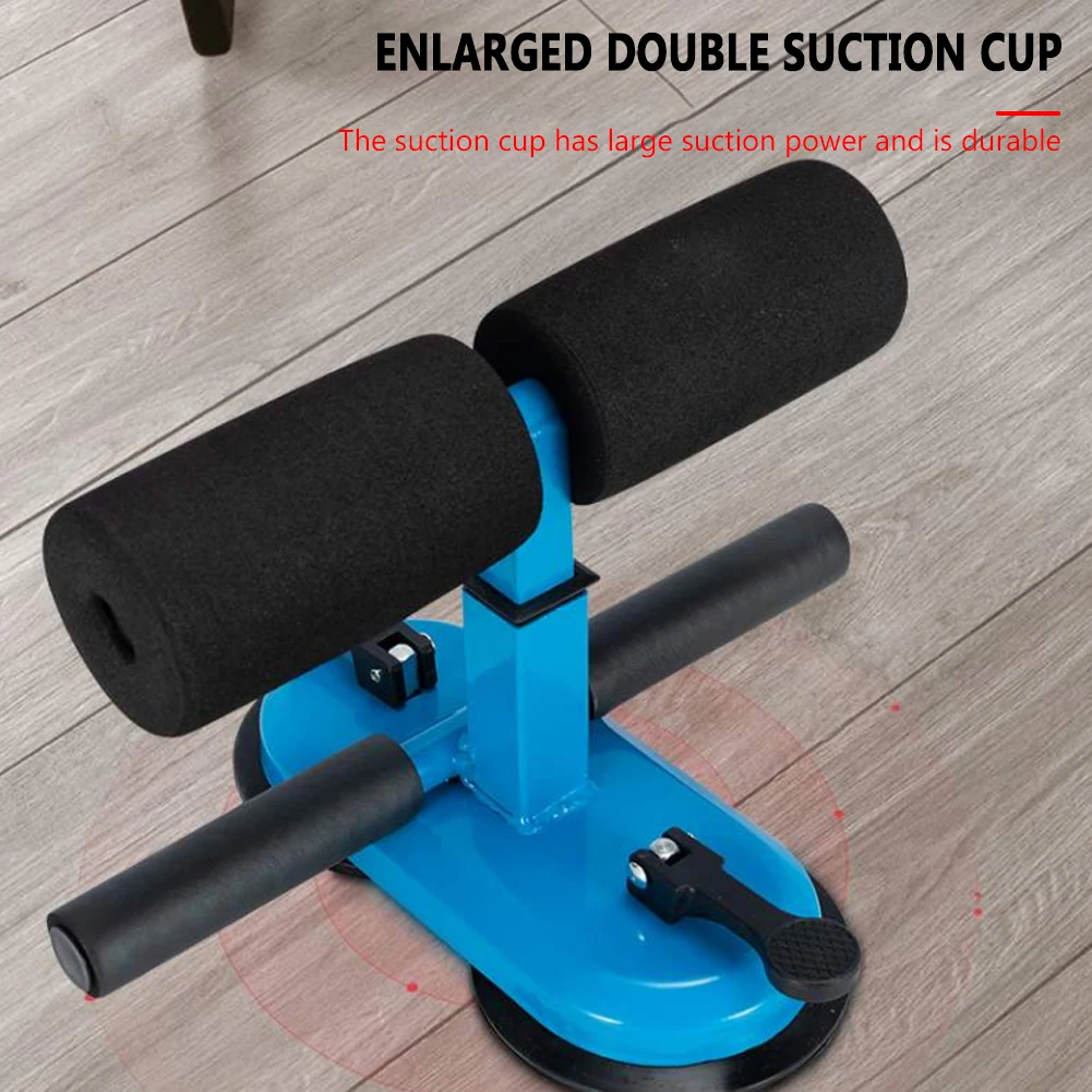 GRT Fitness H2444ee09014548f5a4982fb0a1ae3077L Sit Up Bar - Dual Suction Cup Floor Bar Assistant Device for sit-ups with Ankle Support - Abdominal Exercise Lose Weight Fitness Equipment 
