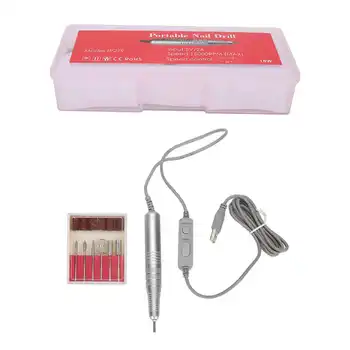 

Electric manicure-pedicure tool rechargeable buffer and polishing nail file system for polishing fingernail and toenail