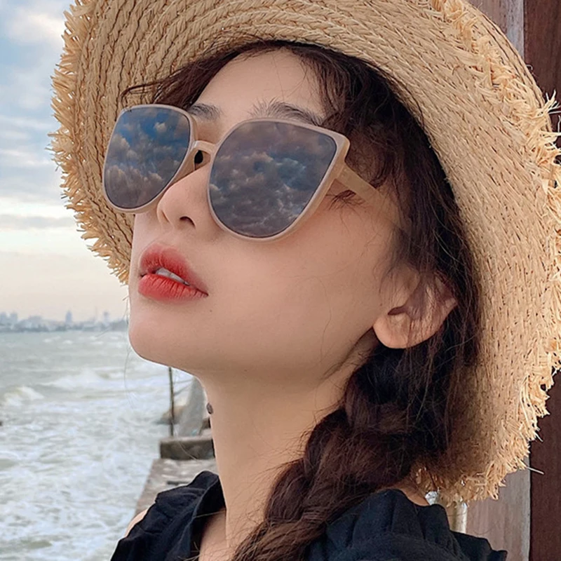 

Vintage Sunglasses Women Sexy Retro Metal hinge Cat Eye Sun Glasses Brand Designer Colorful Eyewear For Female Oculos De Sol