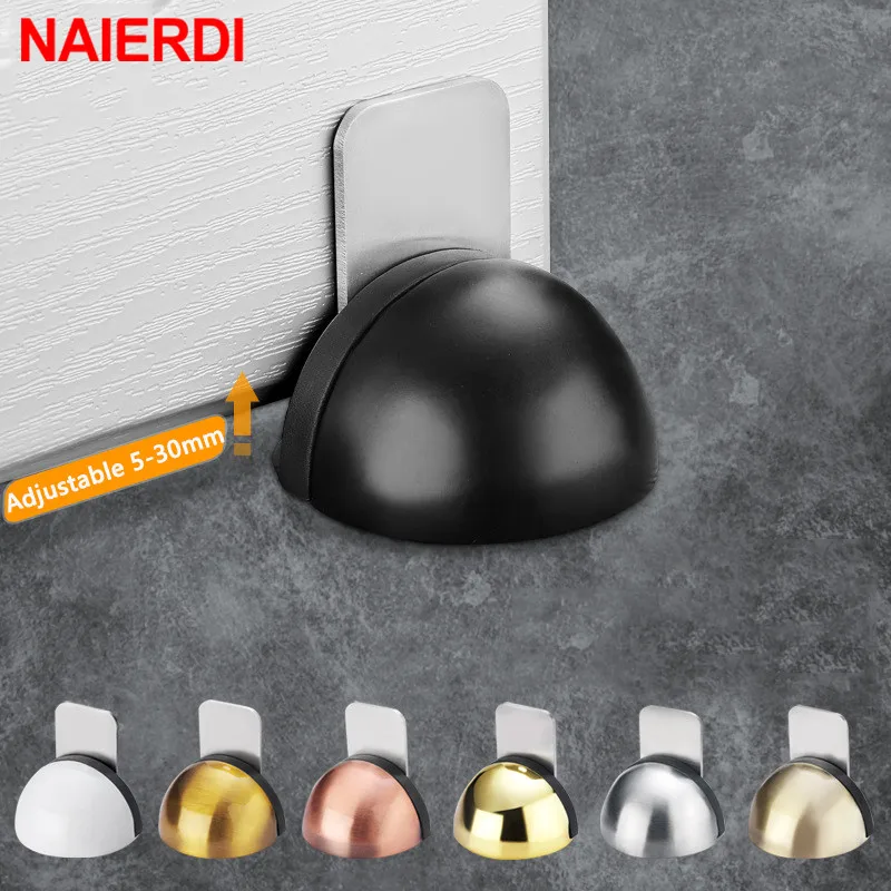 Резиновый магнитный ограничитель открывания двери из нержавеющей стали NAIERDI